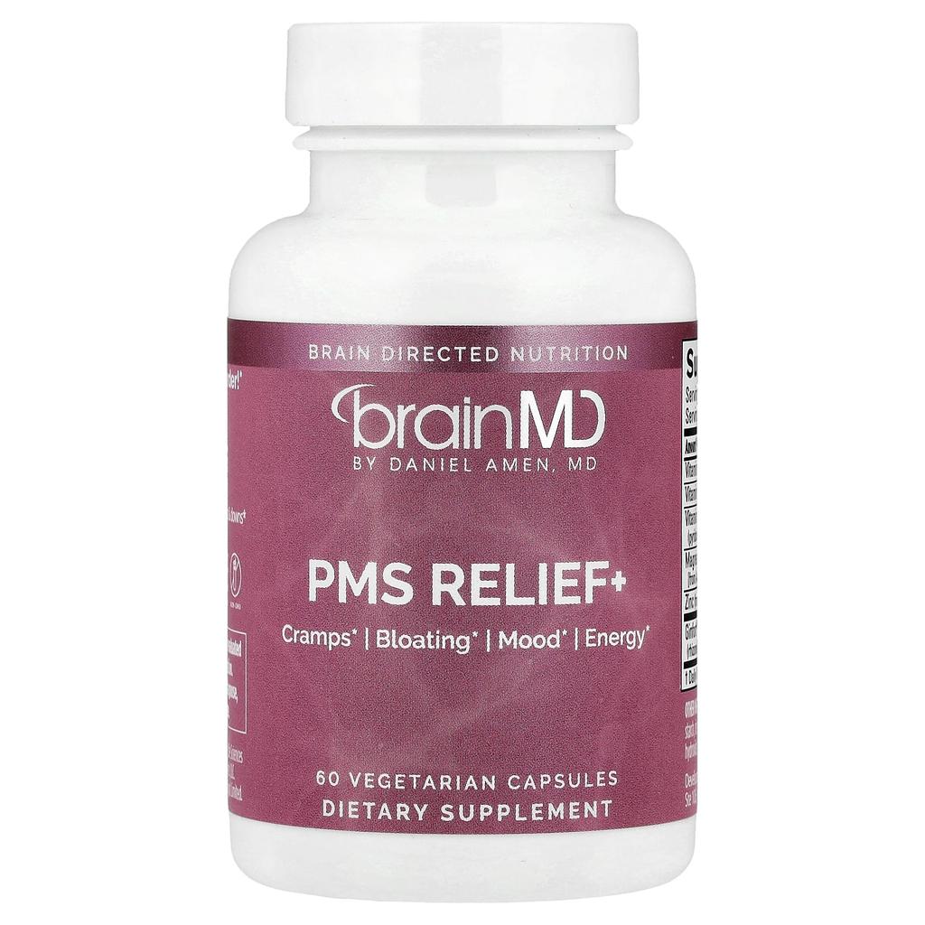 BrainMD PMS Relief+, 60 Veggie Capsules