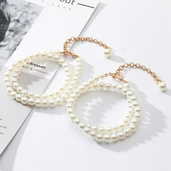 High Gloss Pearl Anti-Slip Adjustable Shoelace Wrap-Around Ankle High Heels