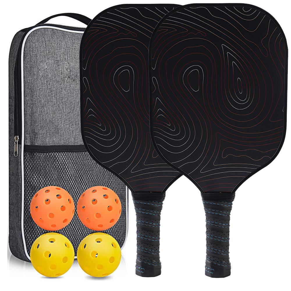 Pickleball-Schläger aus Kohlefaser-Wabenstruktur für Outdoor-Sportarten