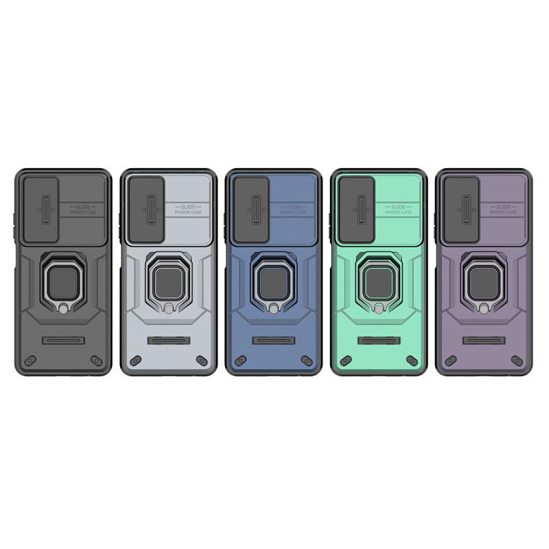 For OPPO A80 5G Case Slide Camera Phone Case For OPPO A80 5G Cover Funda Armor Hard PC Shockproof Back Cover For OPPO A80 5G