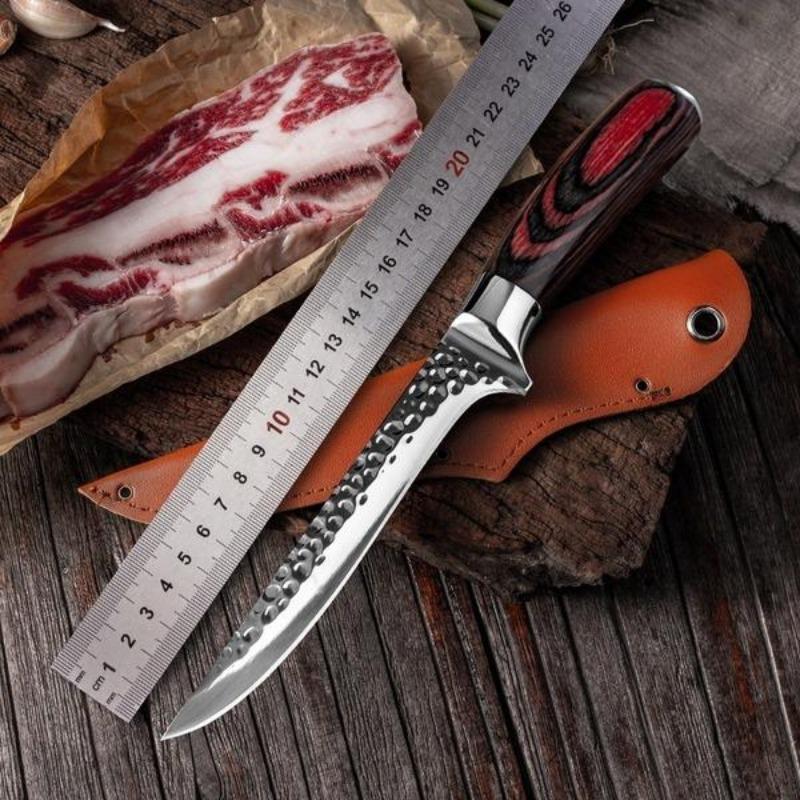Nůž na vykosťování 5,5 palce Japonský profesionální nůž na sushi Nůž na sushi CleAver Nůž na máslo na žebra Steak Maso Rybí uzel Kuchyňské potřeby Kuchyňské doplňky