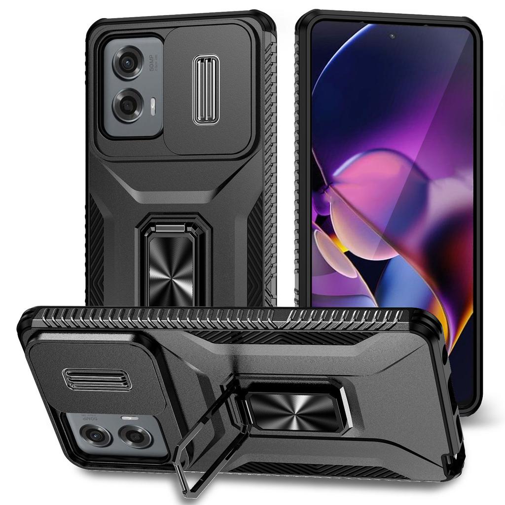 For Motorola Moto G Stylus 5G (2024) Case Camshield Kickstand TPU+PC Anti-Slip Phone Cover