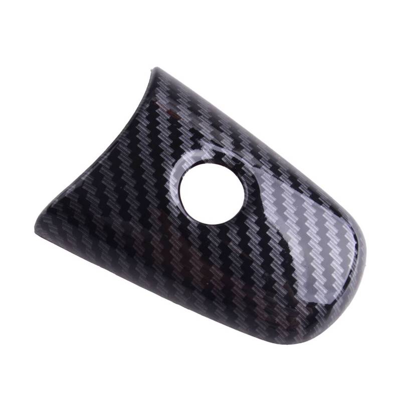 1 set Car Exterior Door Handle Cover Trim With 1 Key Hole Carbon Fiber Texture Style Fit for Infiniti QX80 SUV 2014-2024