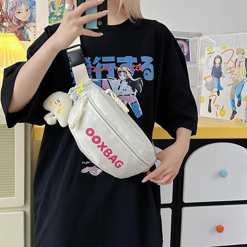 High-value fanny pack, sports messenger bag, casual bag, women's messenger bag, sports mobile phone bag, student casual shoulder bag.