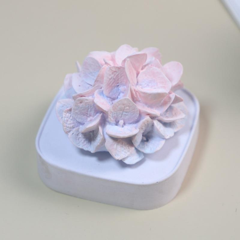 3D Hydrangea Silikonová forma Domácí sádrová dekorace Aromaterapeutická svíčka Hydrangea forma Kuchyňské pečení Dekorace dortu Květinová forma