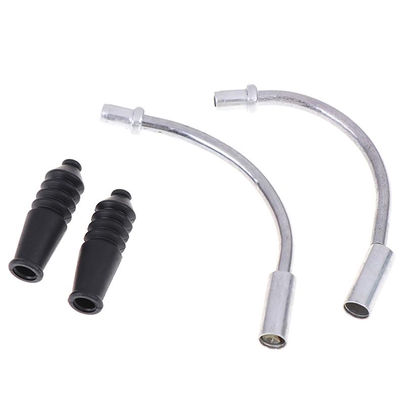 2Pcs Mountain Bike Bicycle V Brake Noodles Cable Guide Bend Tube Pipe Sleeves