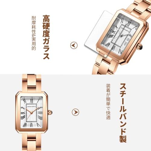 RORIOS Women's Stylish Watch, Cute Quartz Analog Watch with Water Resistance, Stainless Steel Band, Perfect for Commuting, Casual Wear, Christmas, Bir