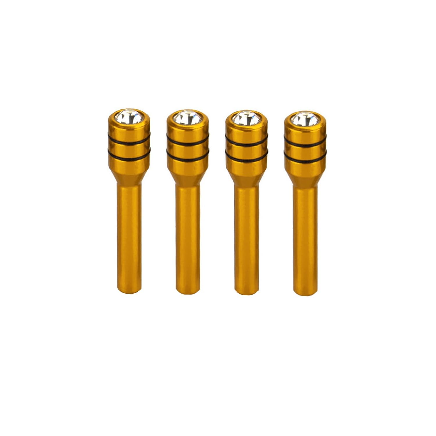 

RIZES Door Lock Pin Truck Light Automotive Universal Parts Car Aluminum Universal Suv Replacement Interior Accessories Dress Up 4pcs Gold золотой