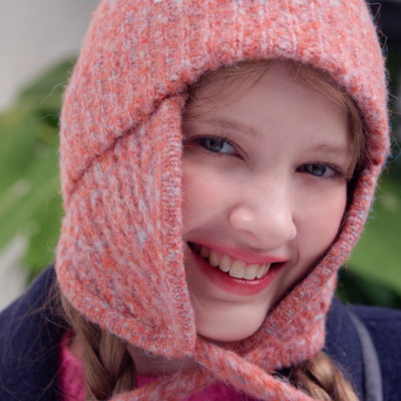 Merci Anne S Knit Ear Cover Beanie_MAAACN1