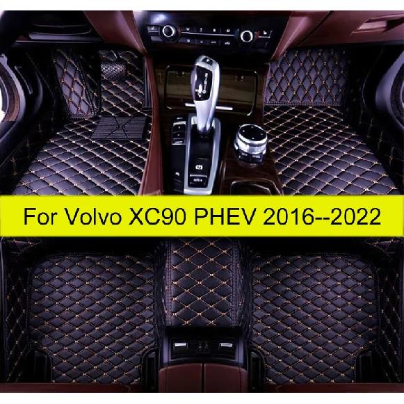 Car Floor Mats For Volvo XC90 PHEV 2016 2017 2018      Auto Foot Pads Carpet Cover Interior Accessories