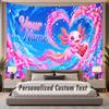 Fantasy Magic (55) Theme Personalized Tapestry Custom Name Text Wall Hanging Tapestry Home Background Decoration