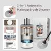Přenosný elektrický čistič štětců na make-up s USB zástrčkou a gumovým strojkem na make-up, elektrický USB rychlý čistič, čisticí štětec, límec