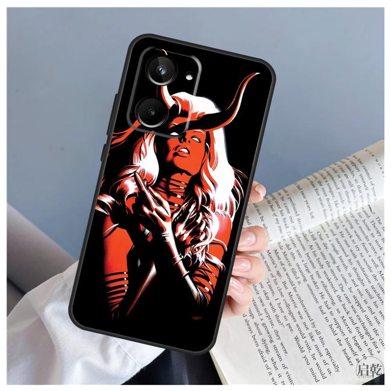 Devil Woman For Realme C53 C55 C75 C71 C61 C33 C63 C51 C65 C67 11 12 13 14 Pro Plus GT6 GT7 15 Pro Case