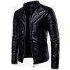 Men Leather Jacket Autumn Winter Fashion Motorcycle Style Male Business Casual Coat Western Mens Cowboy Jackets