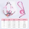 Reflective Adjustable Dog Harness and Leash Set for Small Breeds - Breathable Vest Style