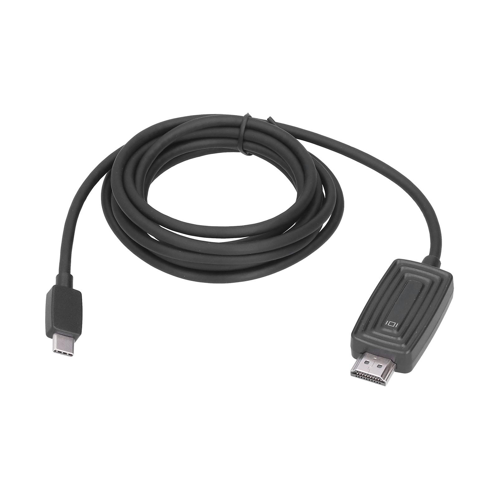 

Type C to High Definition Multimedia Interface Cable Computer Mobile Phone to TV Projector Adapter Cable