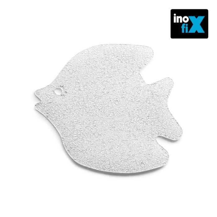 Samolepicí figurky - Inofix - Ryba - 12 kusů - Průhledné - Protiskluzové