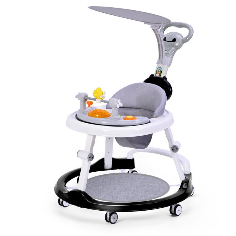 Multi-Function Baby Walker: Anti-Fall, Anti-Rollover, U-Shaped, Suitable for Boys & Girls.