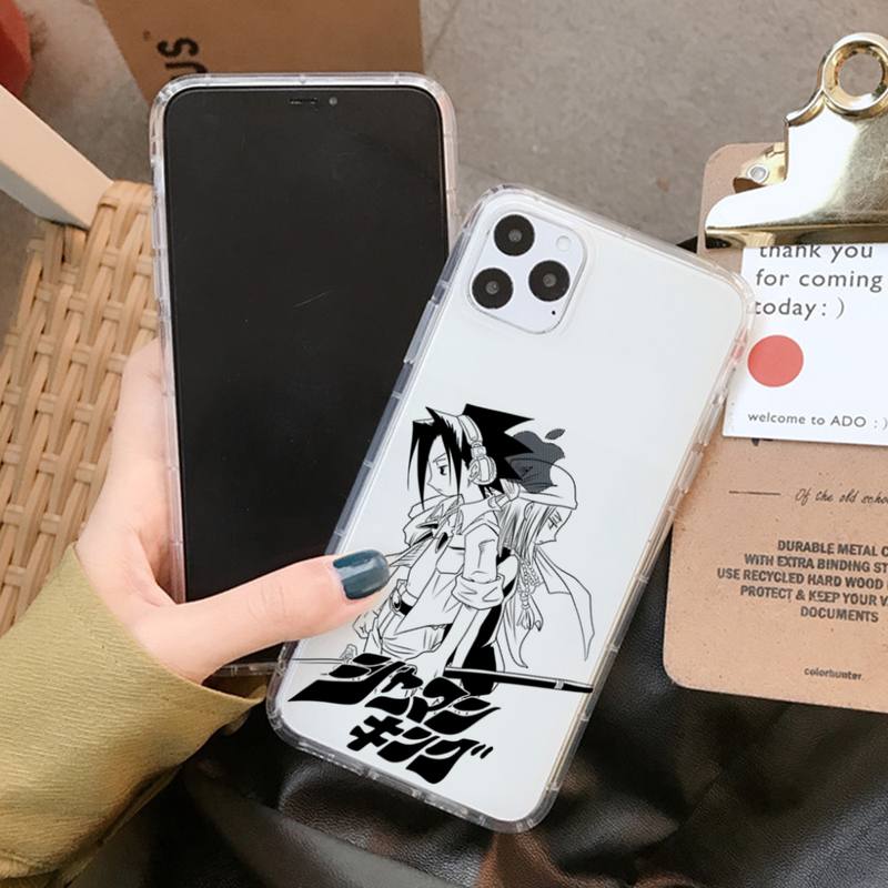 

Чехол для телефона Shaman King для iPhone 11 12 13 mini pro XS MAX 8 7 6 6S Plus X 5S SE 2020 XR прозрачный чехол iphone 12 mini