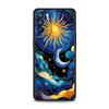 Beautiful Sun Moon Glass Phone Case For Oppo A17 A31 A54 A57 A78 A79 A98 Find X5 X6 Reno 6 7 8 10 11 12 13 F Pro Soft TPU Cover