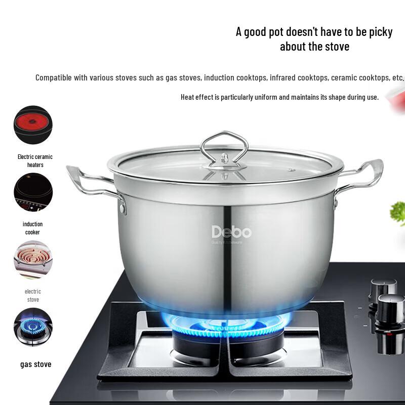 Debo 26cm Double-Layer Stainless Steel Steamer Pot