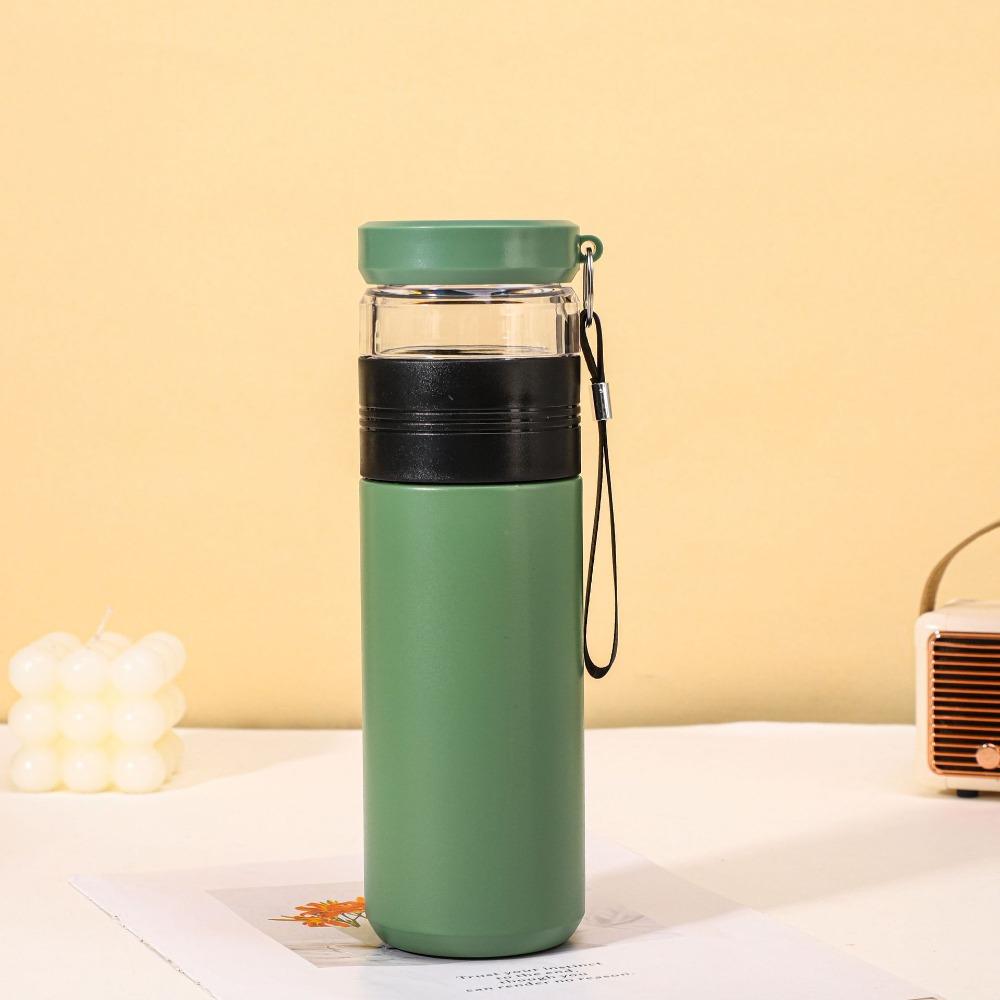 Stainless Steel Insulated Cup 500ML Capacity Tea Brewing Cup New Tea Infuser Bottle