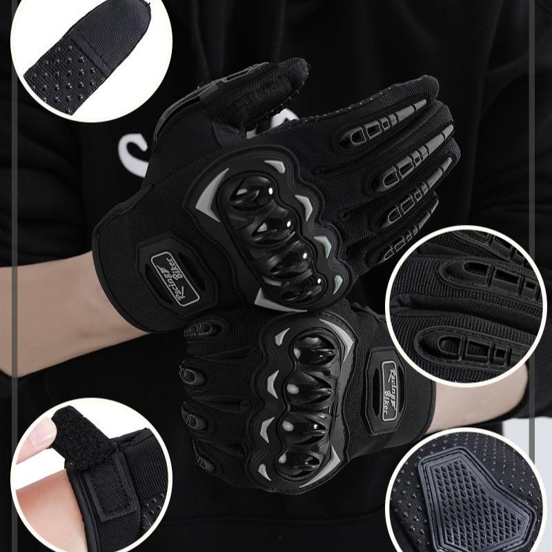 Touch Screen Motorcycle Riding Gloves Spring Summer Locomotive Rider Gloves Protective Drop Hard Shell Off-road Gloves Men