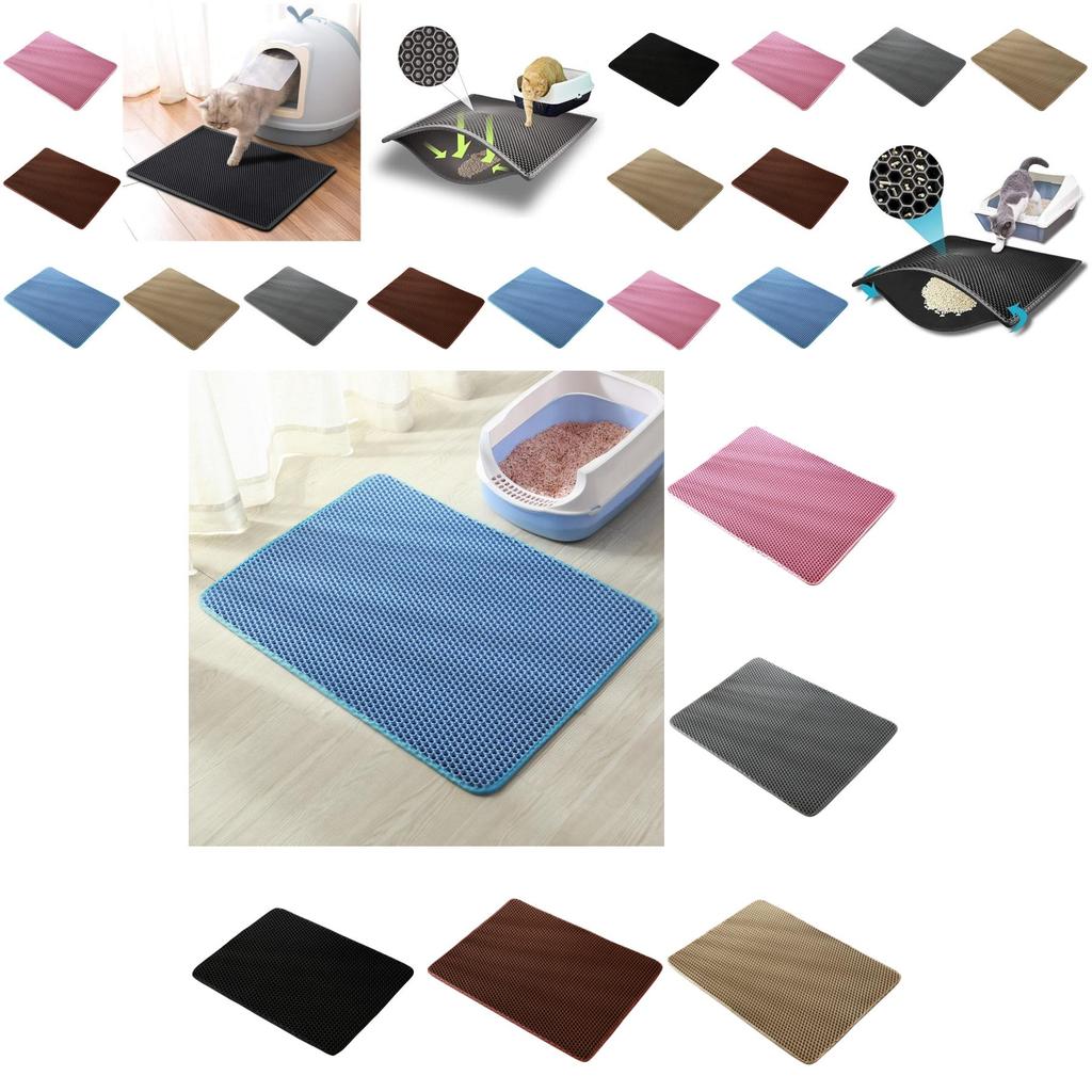 Hopfällbar Eva Kattsandsmatt Vattentät Och Halkfri