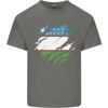 Torn Uzbekistan Flag Uzbek Day Football Unisexs Light Cotton TShirt