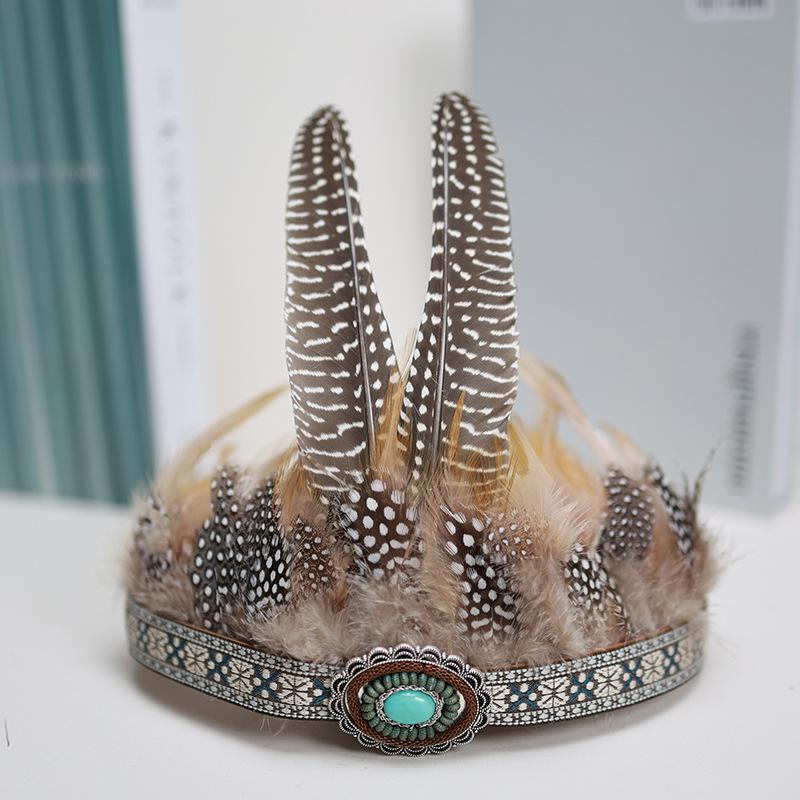 Native American Feather Headdresses: Versatile Styles for Children & Adults, Perfect for Festivals, Performances, and Costumes.