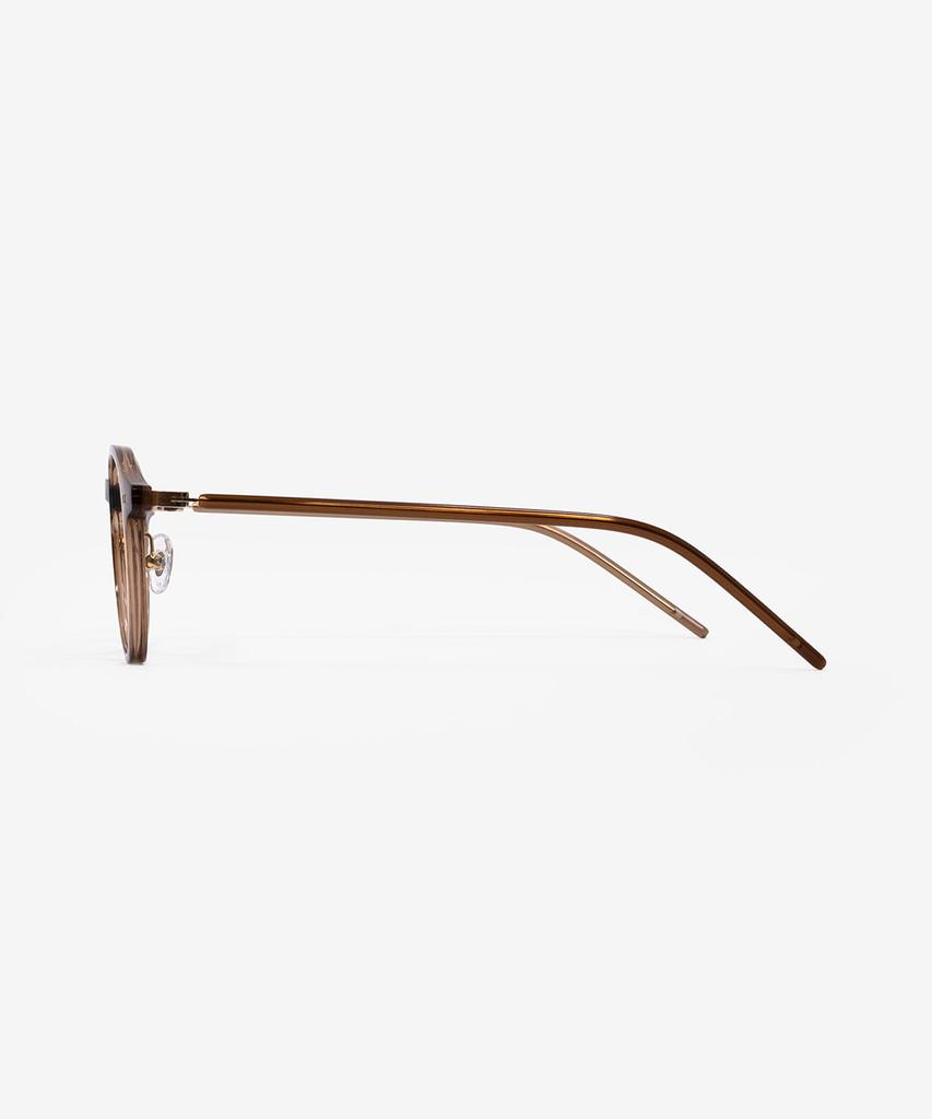 Weeoweeo Melo 03 Crystal Brown Blue Light Blocking Glasses