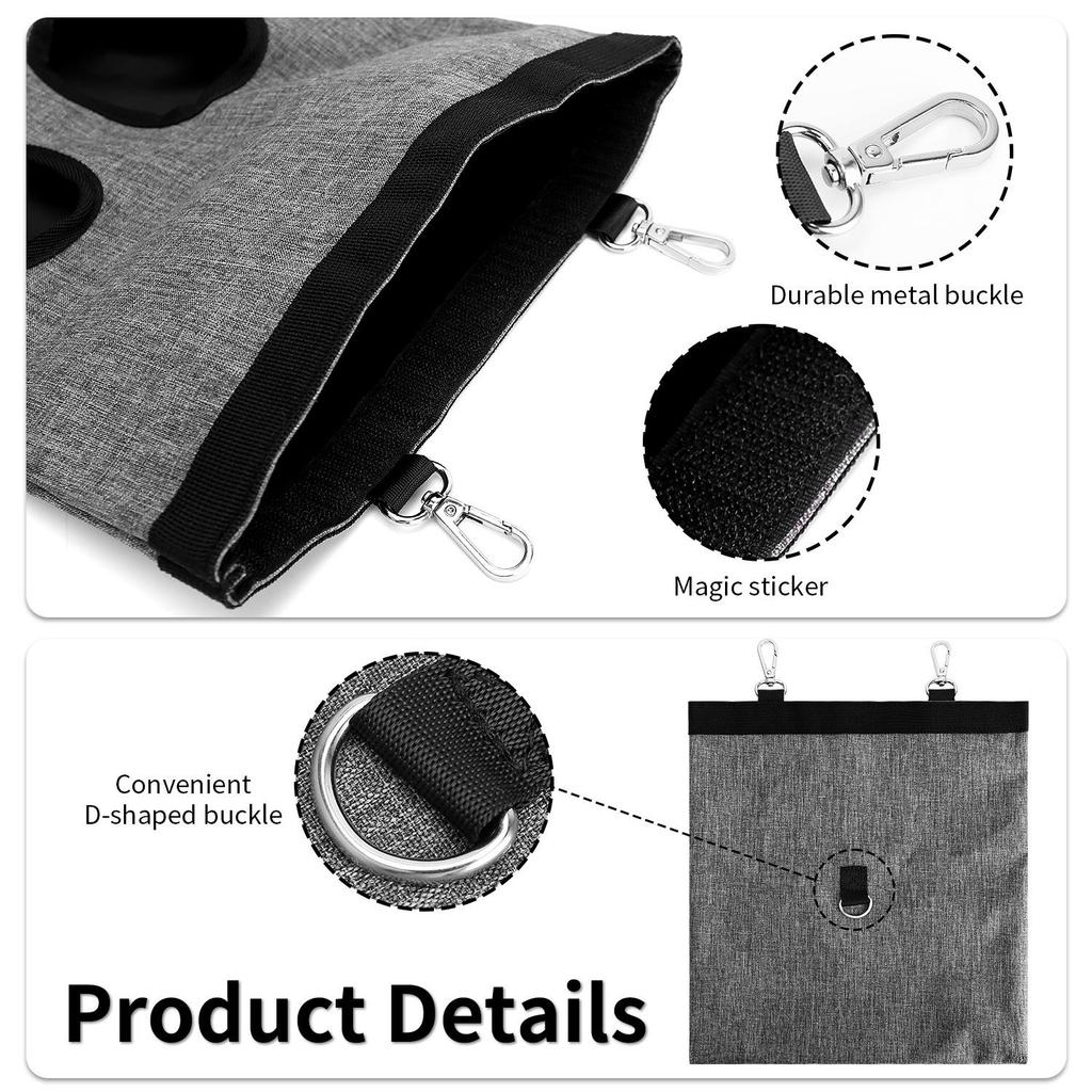 Waterproof Hay Bag for Guinea Pigs, Rabbits, and Hamsters - Custom Small Pet Feeding Bag 