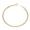 [FAIRY CULLET] K18 6-sided Double Curb Chain 3.0g 17cm Spring Ring Clasp Certified Made In Japan 18k Gold Bracelet Chain