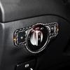 Carbon Fiber Car Headlight Switch Cover For Mercedes Benz C Class W204 2007-2013