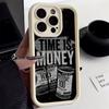 Time Is Money Printed Soft Phone Case for Xiaomi Mi 13T 14 12 11 Lite 5G 13 12T 12X 14T Pro Poco X5 X3 X6 F5 F6 M6 Pro 4G Cover