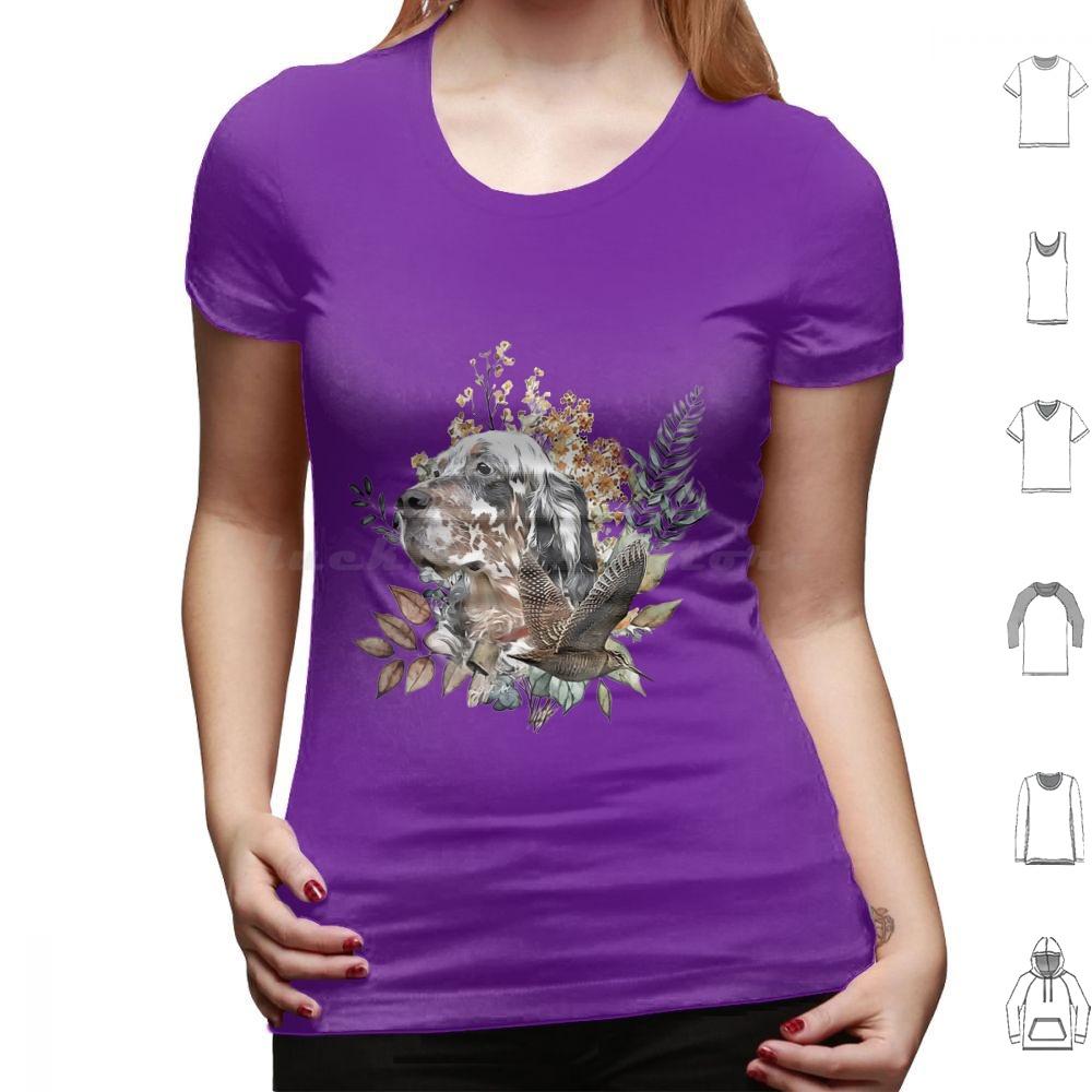 English Setter Woodcock Hunting Art T Shirt 6xl Cotton Cool Tee English Setter Woodcock Hunting Hunting Hunting Art Bird
