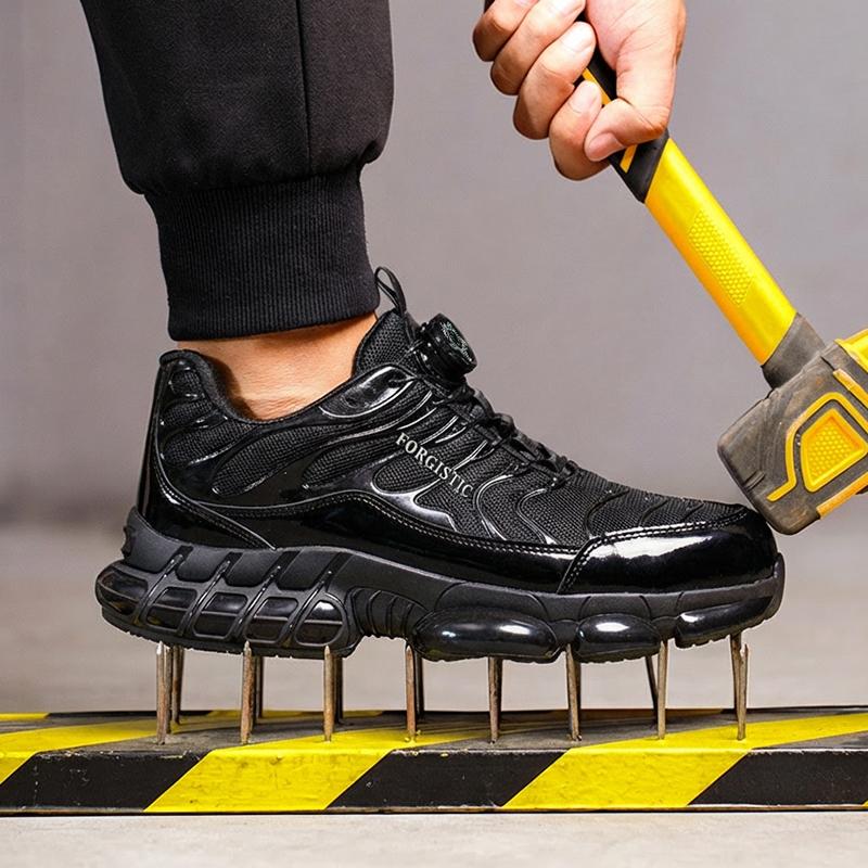 Stilvolle Sicherheits-Schutzschuhe Herren Sicherheitsschuhe Anti-Quetsch Anti-Durchstich Arbeits-Schuhwerk Stahlkappe Herren Plüsch-Komfort Arbeitsstiefel