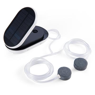 Solarbetriebene Sauerstoffpumpe Fischbecken Sauerstoffspender Aquarium Sauerstoffbelüfter Teichbelüfter Luftpumpe Angel-Sauerstoffspender Aquarium Luftpumpe