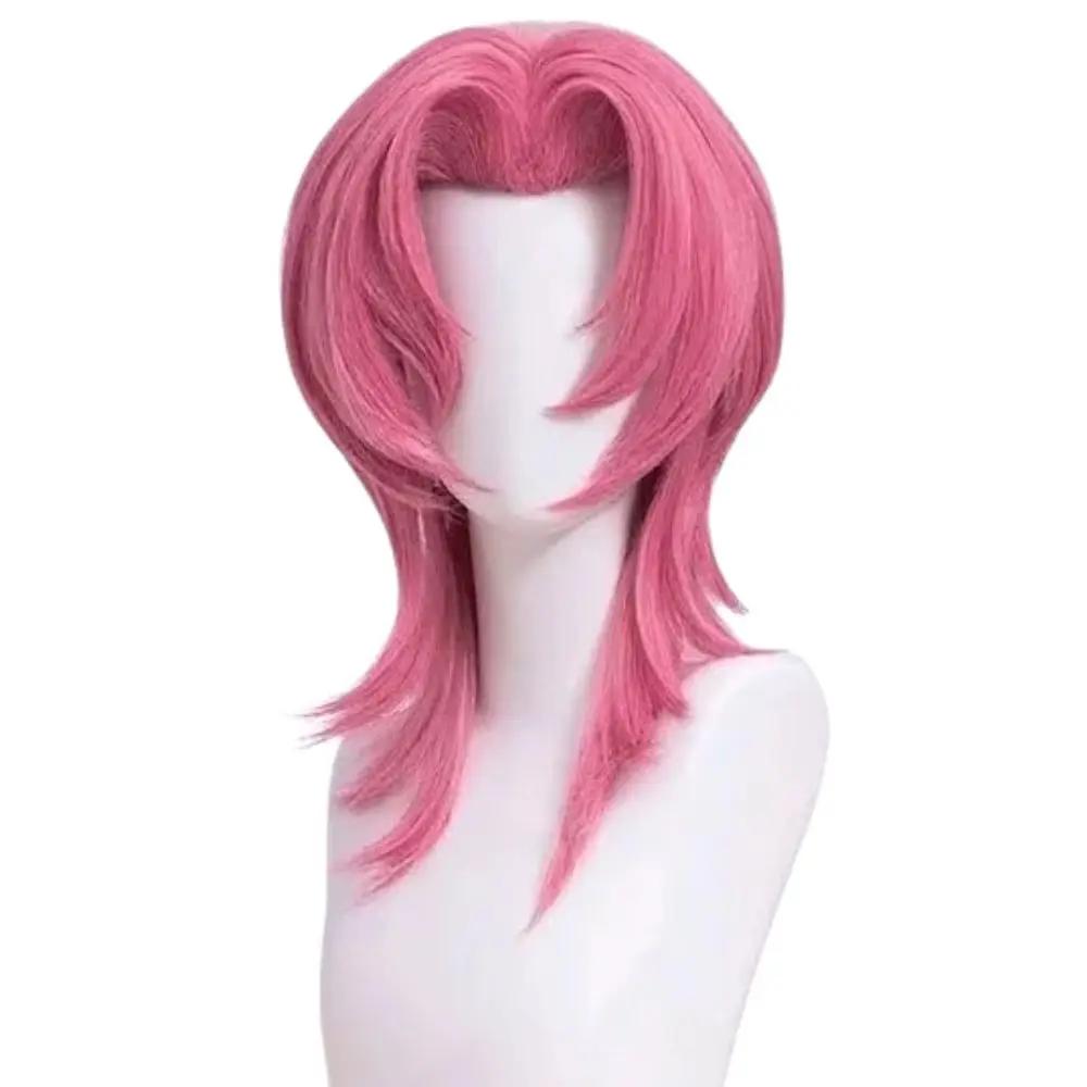 Kpop Demon Hunters Saja Boys Jinu Baby Abby Mystery Romance Cosplay Wig for Men Hair With Free Wig Cap Halloween Accessories