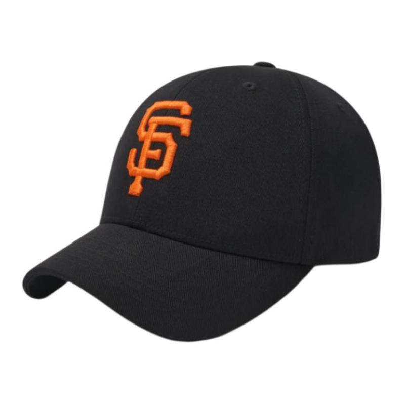 MLB Polyester Baseball Caps Unisex Black Fashion 3ACP0802N-14BKS