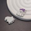 Halloween Themed Mini Flatback Resin Slime Charms Pumpkin Ghost Spider Web Miniature Ornaments Beads for Party Scrapbook DIY