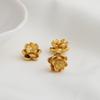 Gold-Plated Lotus Spacer Bead for DIY Jewelry and Handmade Pendants