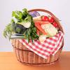 Large Wicker Shopping Basket for Mushrooms