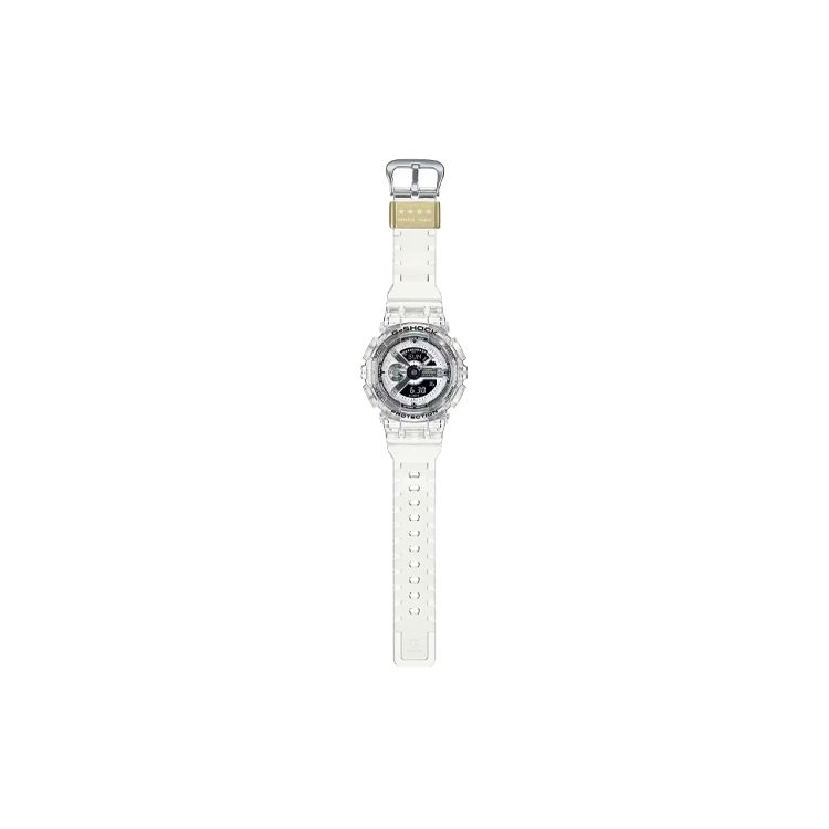 Casio G-Shock 40th Anniversary Clear Remix Dual Display Series 200m Water Resistant Quartz Movement Resin Strap Watch Women watches GMA-S114RX-7AJR