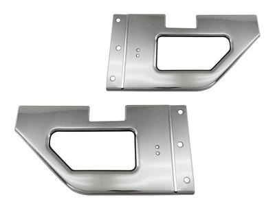 BRIGHTZ Ultra-Mirror Finish Stainless Steel Cargo Step Panels (2-Piece Set) for Nissan Atlas Diesel F25 (Truck-M-034)