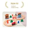 All Kinds of Wooden Track Set Wooden Railway Train Tracks Compatible with All Brands Wood Tracks Train Toys for Kids Gifts