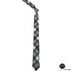 Plaid Korean version neck tie casual narrow version 5cm college style creative tie men's leopard print casual funny neck ties