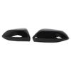 1Pair Rearview Side Mirror Cover High Strength Glossy Black Rugged Side Mirror Cover Cap Housing Replacement for Toyota