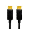 DisplayPort 1.4 DP M/M Cable 8K 60Hz 4K 120Hz 3m LogiLink HDR hdcp Daisy Chain Gold Black