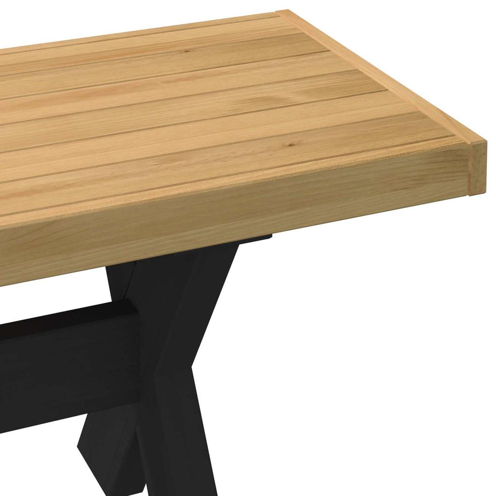 Dining Bench NOAIN 120 x 41 x 45 cm Solid Pine Wood Natural